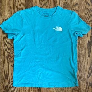 Turquoise The North Face women’s Never Stop Exploring t-shirt, size medium